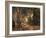 Thicket of Roe Deer at the Stream of Plaisir Fontaine-Gustave Courbet-Framed Art Print