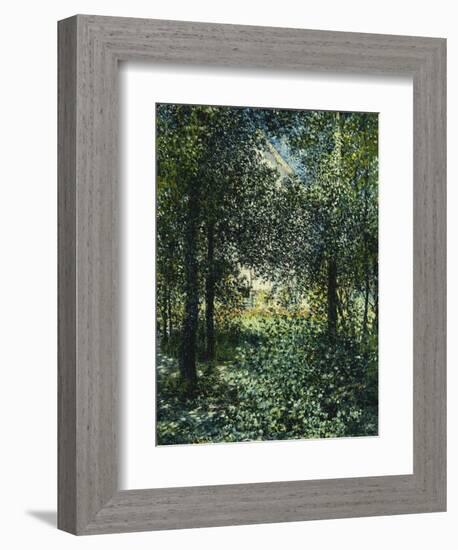 Thicket: the House of Argenteuil; Les Broussailles: La Maison D'Argenteuil, 1876-Claude Monet-Framed Giclee Print