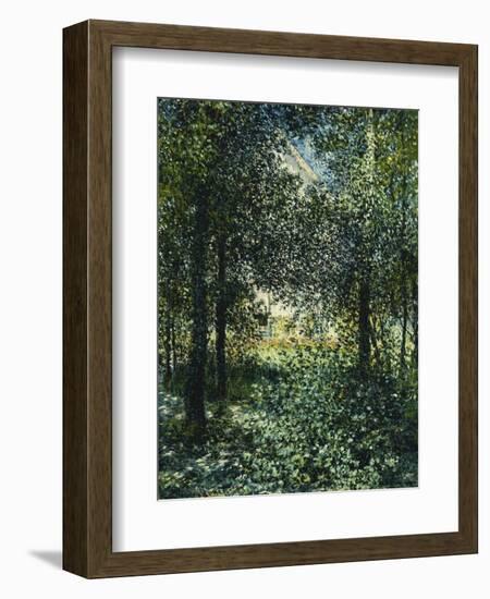 Thicket: the House of Argenteuil; Les Broussailles: La Maison D'Argenteuil, 1876-Claude Monet-Framed Giclee Print