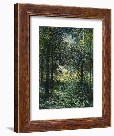 Thicket: the House of Argenteuil; Les Broussailles: La Maison D'Argenteuil, 1876-Claude Monet-Framed Giclee Print