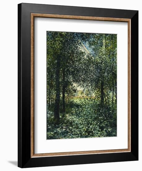 Thicket: the House of Argenteuil; Les Broussailles: La Maison D'Argenteuil, 1876-Claude Monet-Framed Giclee Print