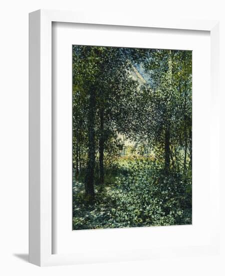 Thicket: the House of Argenteuil; Les Broussailles: La Maison D'Argenteuil, 1876-Claude Monet-Framed Giclee Print