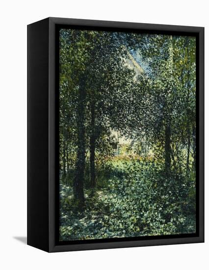 Thicket: The House of Argenteuil-Claude Monet-Framed Premier Image Canvas