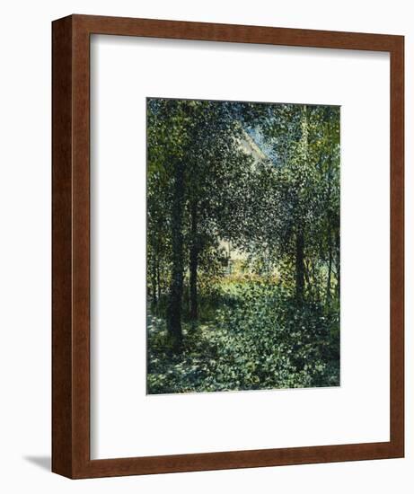 Thicket: The House of Argenteuil-Claude Monet-Framed Premium Giclee Print