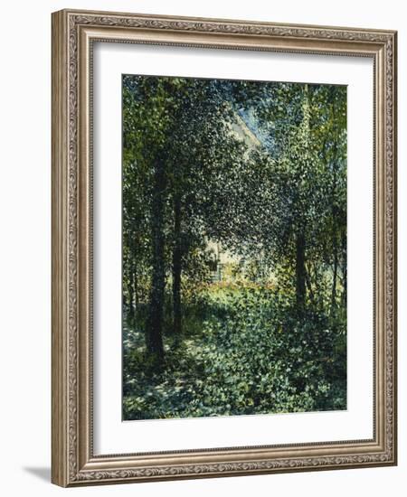Thicket: The House of Argenteuil-Claude Monet-Framed Giclee Print