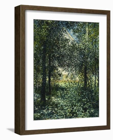 Thicket: The House of Argenteuil-Claude Monet-Framed Giclee Print