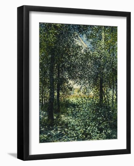 Thicket: The House of Argenteuil-Claude Monet-Framed Giclee Print