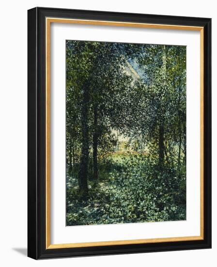 Thicket: The House of Argenteuil-Claude Monet-Framed Giclee Print