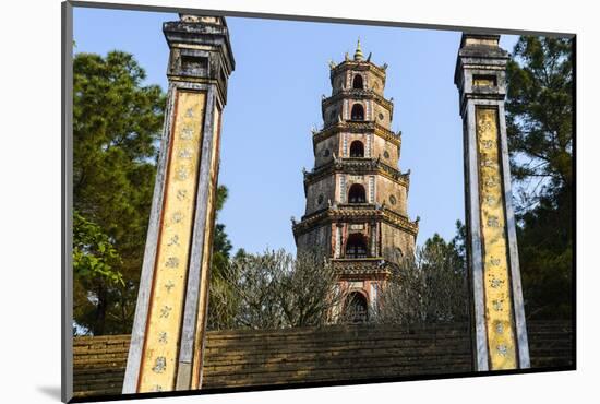 Thien Mu Pagoda, Built in 1844, on the Bank of Perfume River, Group of Hue Monuments-Nathalie Cuvelier-Mounted Photographic Print