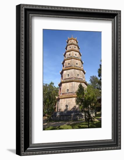 Thien Mu Pagoda, Hue, Vietnam, Indochina, Southeast Asia, Asia-Bruno Morandi-Framed Photographic Print