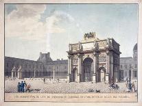 Perspective View of the Carrousel Triumphal Arch and the Tuileries Palace-Thierry Neveu-Giclee Print