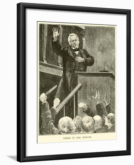 Thiers in the Tribune-null-Framed Giclee Print