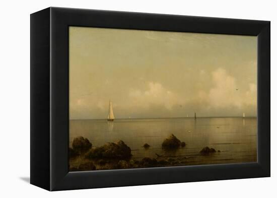 Thimble Island, CT, 1875-1876-Martin Johnson Heade-Framed Premier Image Canvas