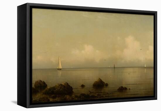 Thimble Island, CT, 1875-1876-Martin Johnson Heade-Framed Premier Image Canvas