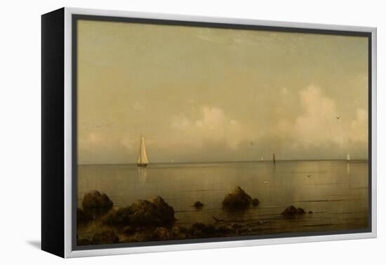 Thimble Island, CT, 1875-1876-Martin Johnson Heade-Framed Premier Image Canvas