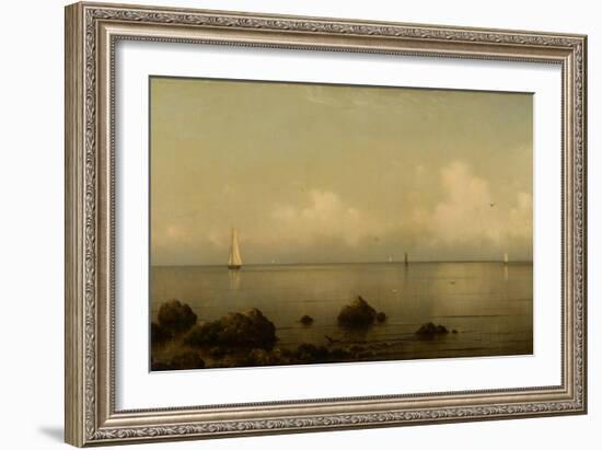 Thimble Island, CT, 1875-1876-Martin Johnson Heade-Framed Giclee Print