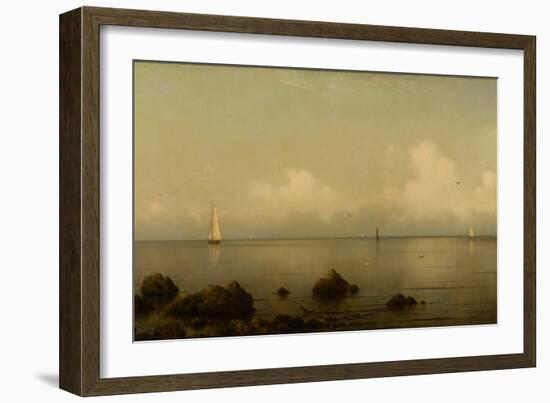 Thimble Island, CT, 1875-1876-Martin Johnson Heade-Framed Giclee Print