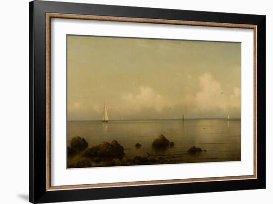 Thimble Island, CT, 1875-1876-Martin Johnson Heade-Framed Giclee Print