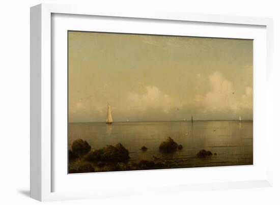 Thimble Island, CT, 1875-1876-Martin Johnson Heade-Framed Giclee Print