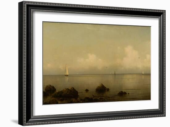 Thimble Island, CT, 1875-1876-Martin Johnson Heade-Framed Giclee Print