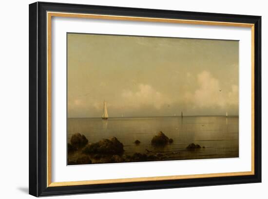 Thimble Island, CT, 1875-1876-Martin Johnson Heade-Framed Giclee Print