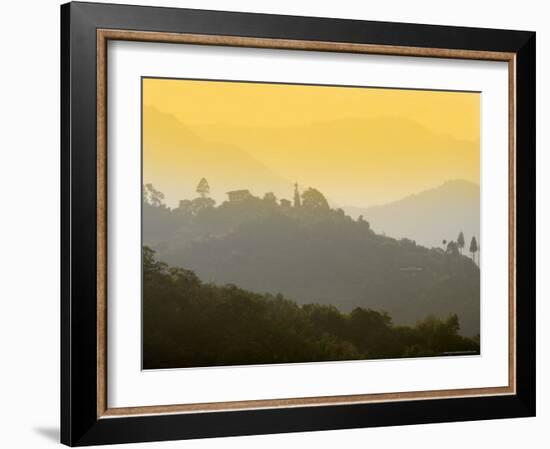 Thimphu Chhu (River) Valley, Bhutan, Himalayas, Asia-Angelo Cavalli-Framed Photographic Print