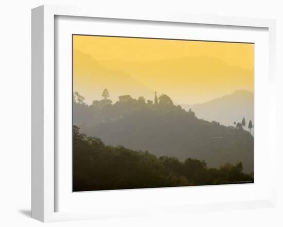 Thimphu Chhu (River) Valley, Bhutan, Himalayas, Asia-Angelo Cavalli-Framed Photographic Print