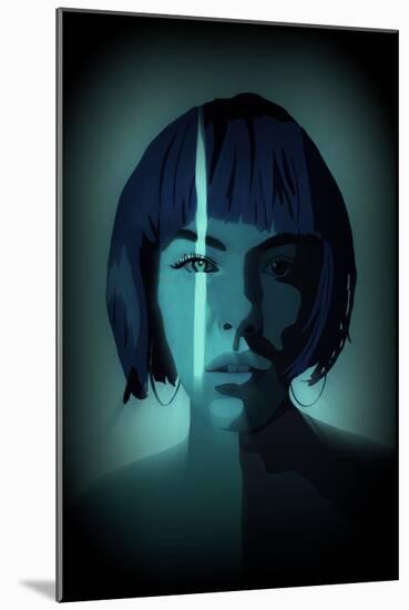 Thin Blue Line, 2022 (Digital)-Roberta Murray-Mounted Giclee Print