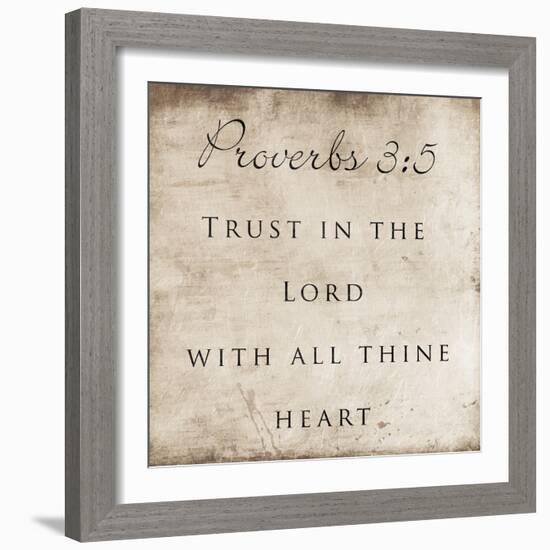 Thine Heart-Jace Grey-Framed Art Print