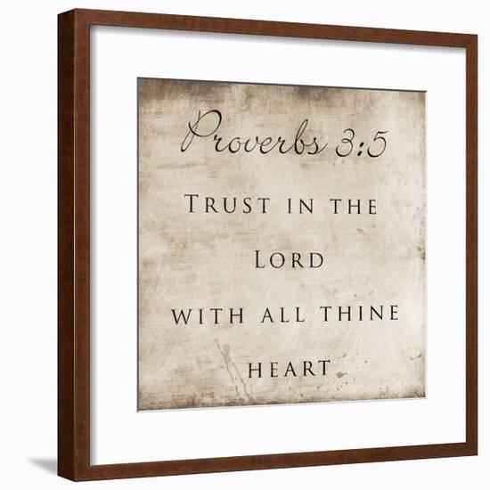 Thine Heart-Jace Grey-Framed Art Print