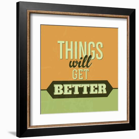 Thing Will Get Better 1-Lorand Okos-Framed Art Print