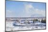 Thingvallabaer and River Oxara, Thingvellir National Park, UNESCO World Heritage Site, Iceland-Neale Clark-Mounted Photographic Print