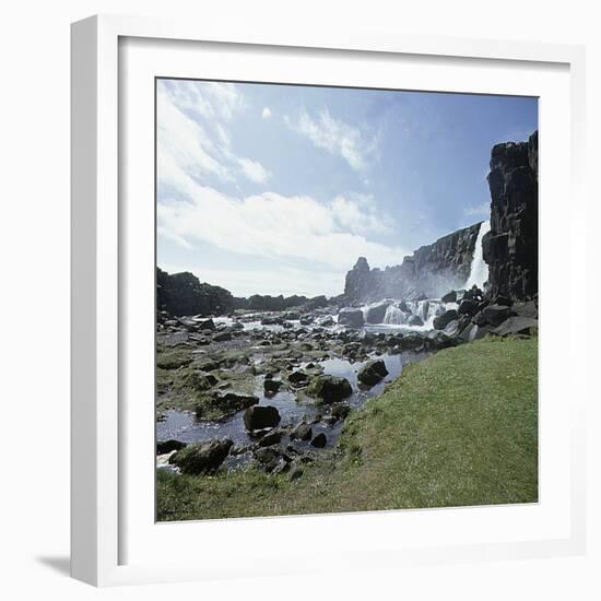 Thingvellir, 'Parliament Plains', where the national assembly, the Althing, met, Iceland-Werner Forman-Framed Photographic Print