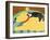 Think A Happy Thought Yellow Black Cat-Stephen Huneck-Framed Giclee Print