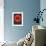 Think Big Dream Bigger Circle 1-NaxArt-Framed Art Print displayed on a wall