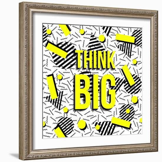 Think Big!-cienpies-Framed Art Print