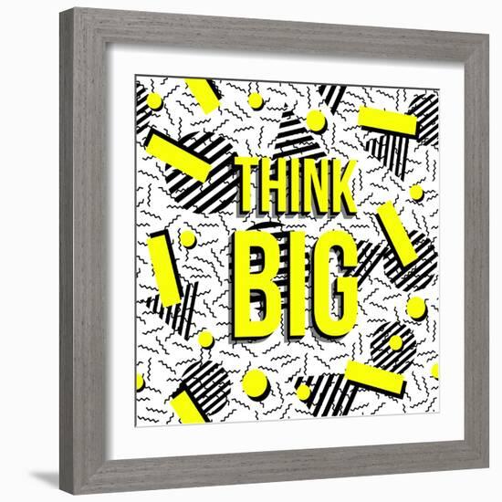 Think Big!-cienpies-Framed Art Print