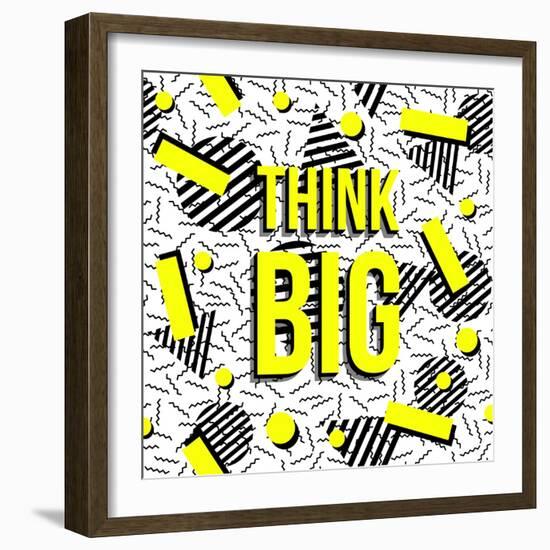 Think Big!-cienpies-Framed Art Print