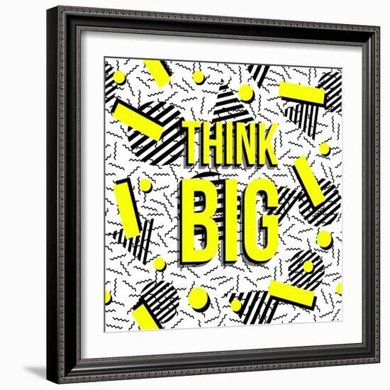 Think Big!-cienpies-Framed Art Print