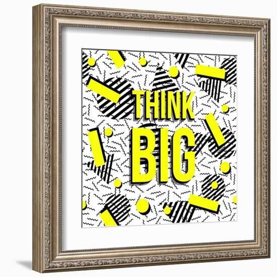 Think Big!-cienpies-Framed Art Print