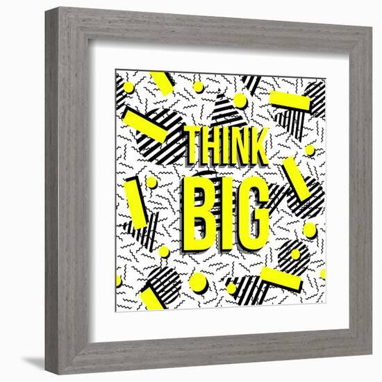 Think Big!-cienpies-Framed Art Print