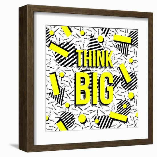 Think Big!-cienpies-Framed Art Print