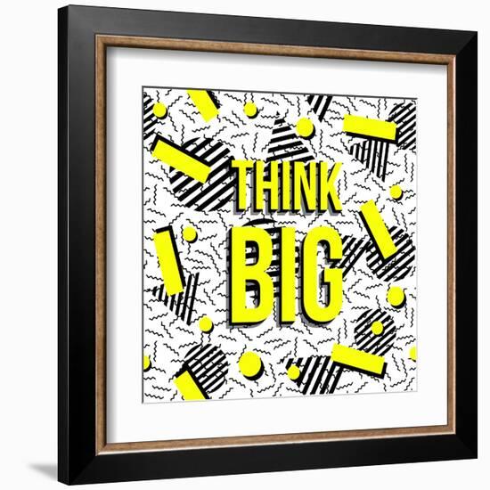 Think Big!-cienpies-Framed Art Print