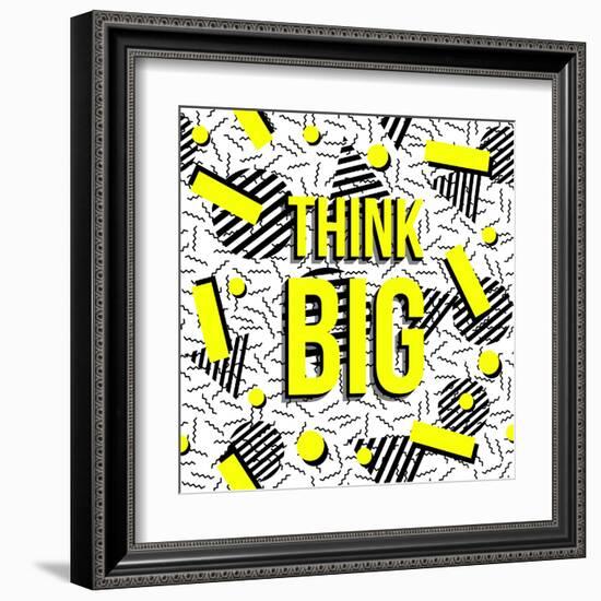 Think Big!-cienpies-Framed Art Print