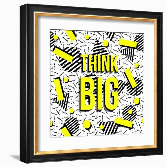 Think Big!-cienpies-Framed Art Print