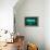 Think, Green-null-Framed Stretched Canvas displayed on a wall