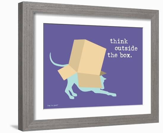 Think Outside Box-Dog is Good-Framed Premium Giclee Print