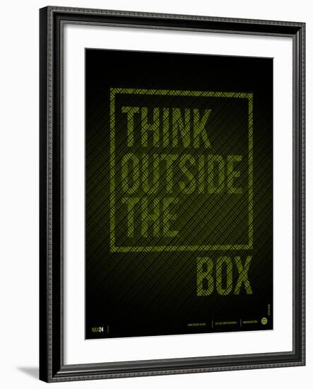 Think Outside of The Box Poster-NaxArt-Framed Art Print