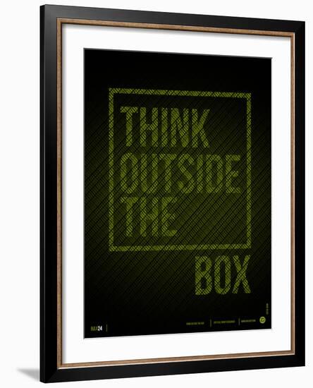 Think Outside of The Box Poster-NaxArt-Framed Art Print