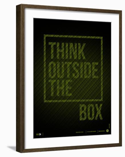 Think Outside of The Box Poster-NaxArt-Framed Art Print